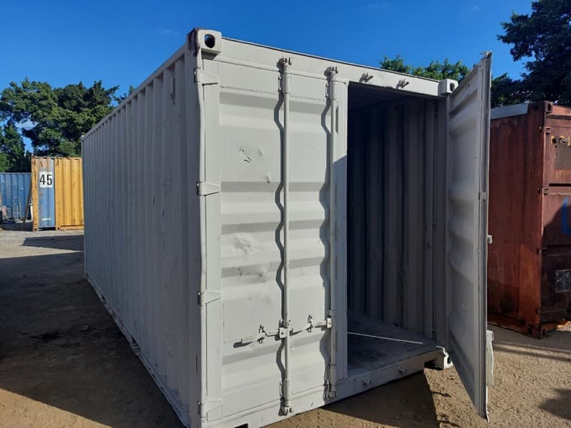 Open dumpster ready for loading